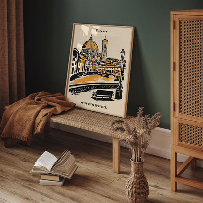 Florence Italy Poster – Cityscape Wall Art