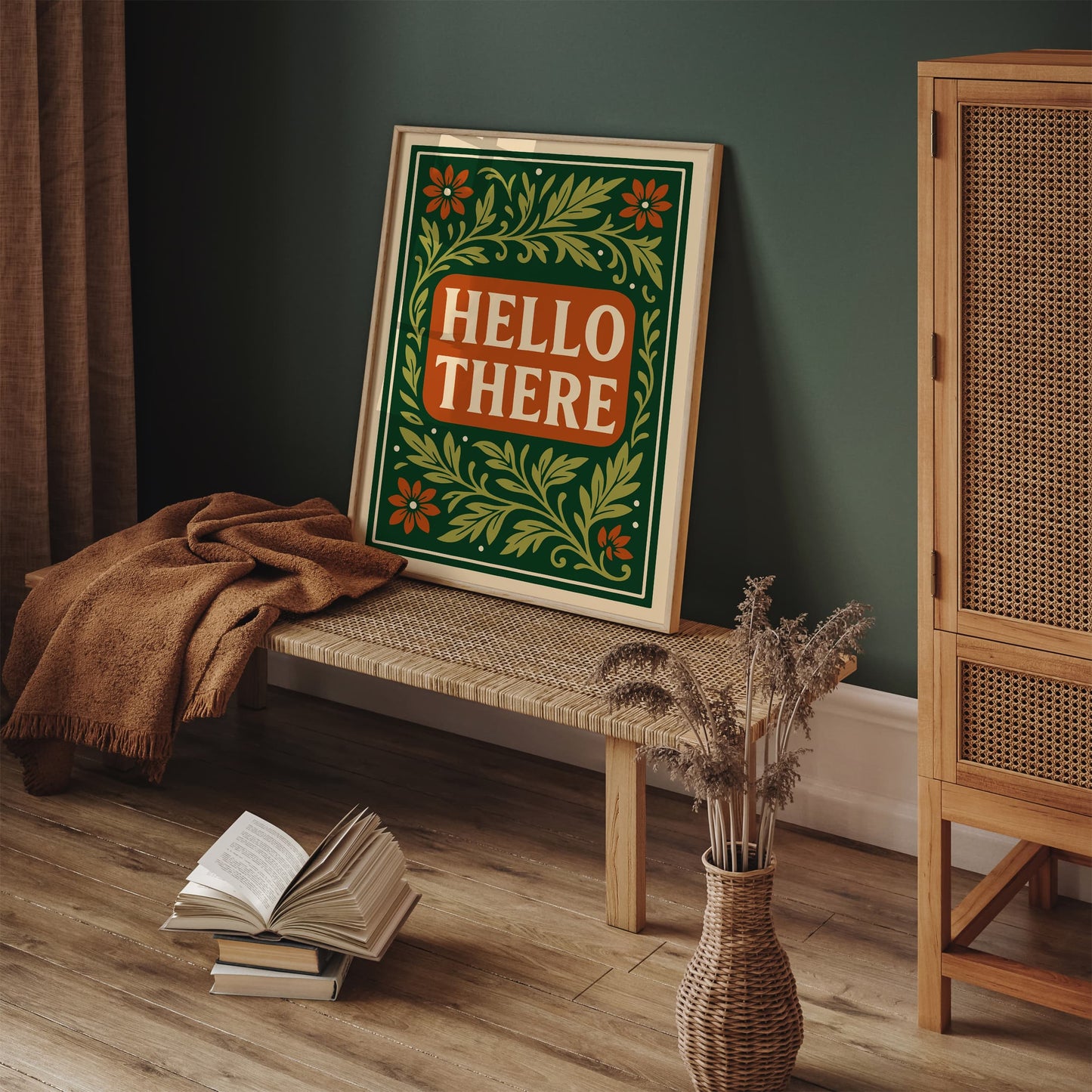 Hello There Poster – Entryway Wall Art