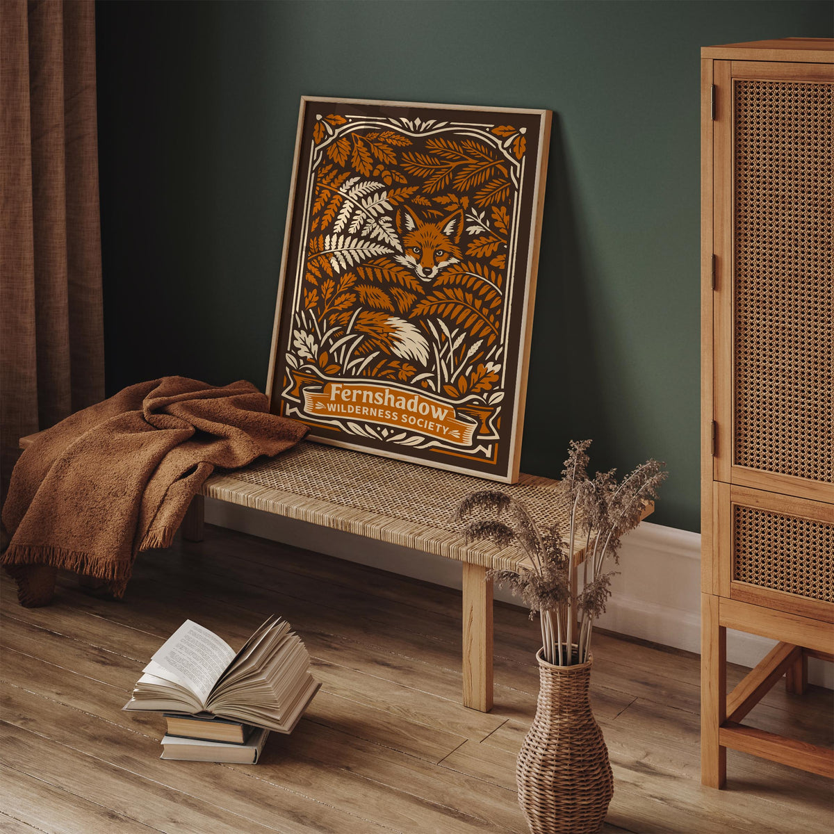 Fernshadow Wilderness Society Art Poster