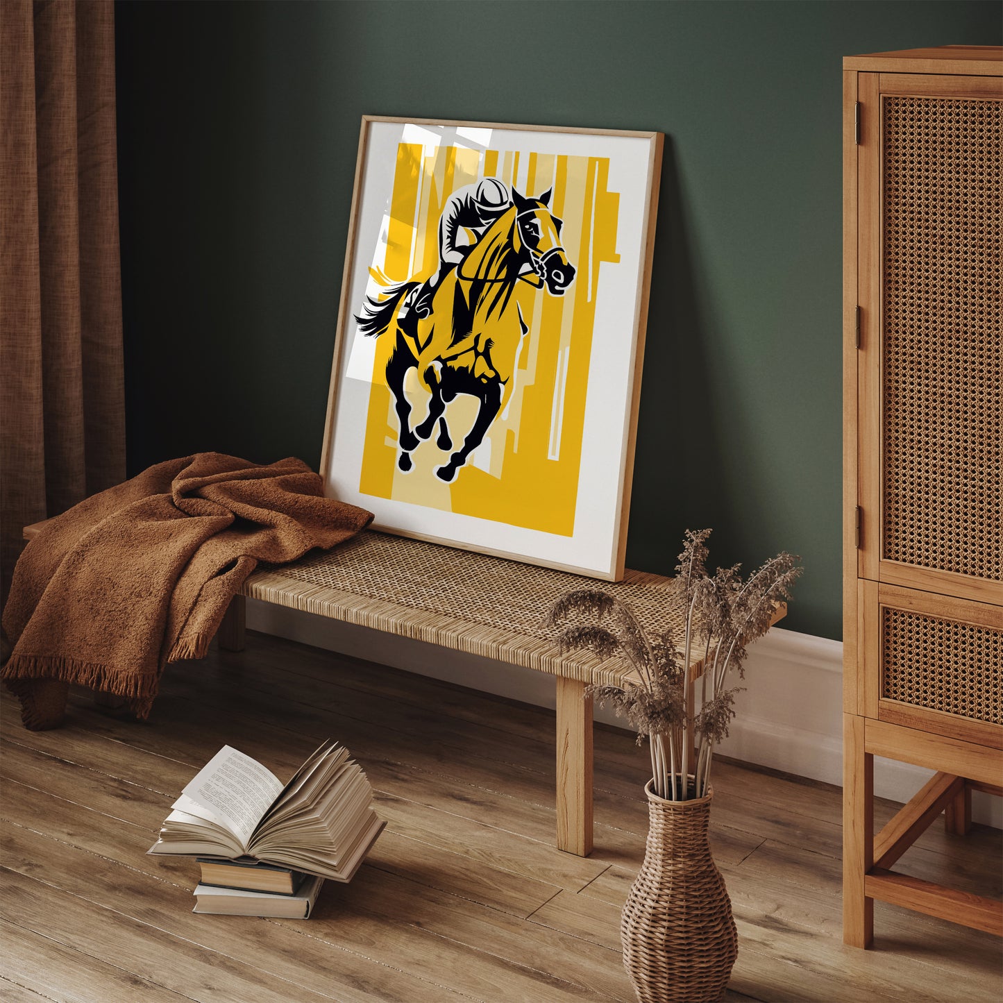 Retro Horseracing Poster