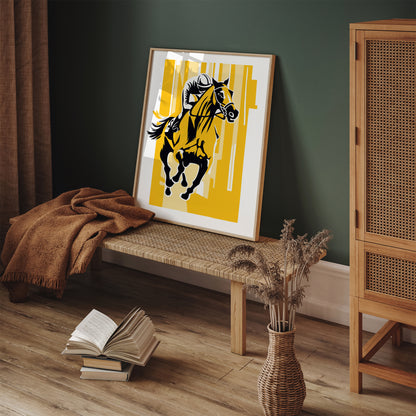 Retro Horseracing Poster