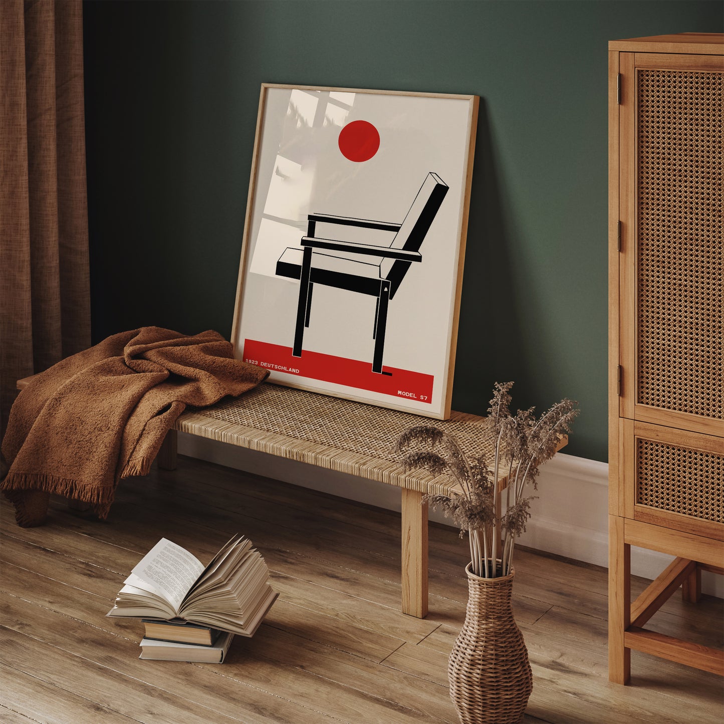 Bauhaus Chair Retro Minimal Poster