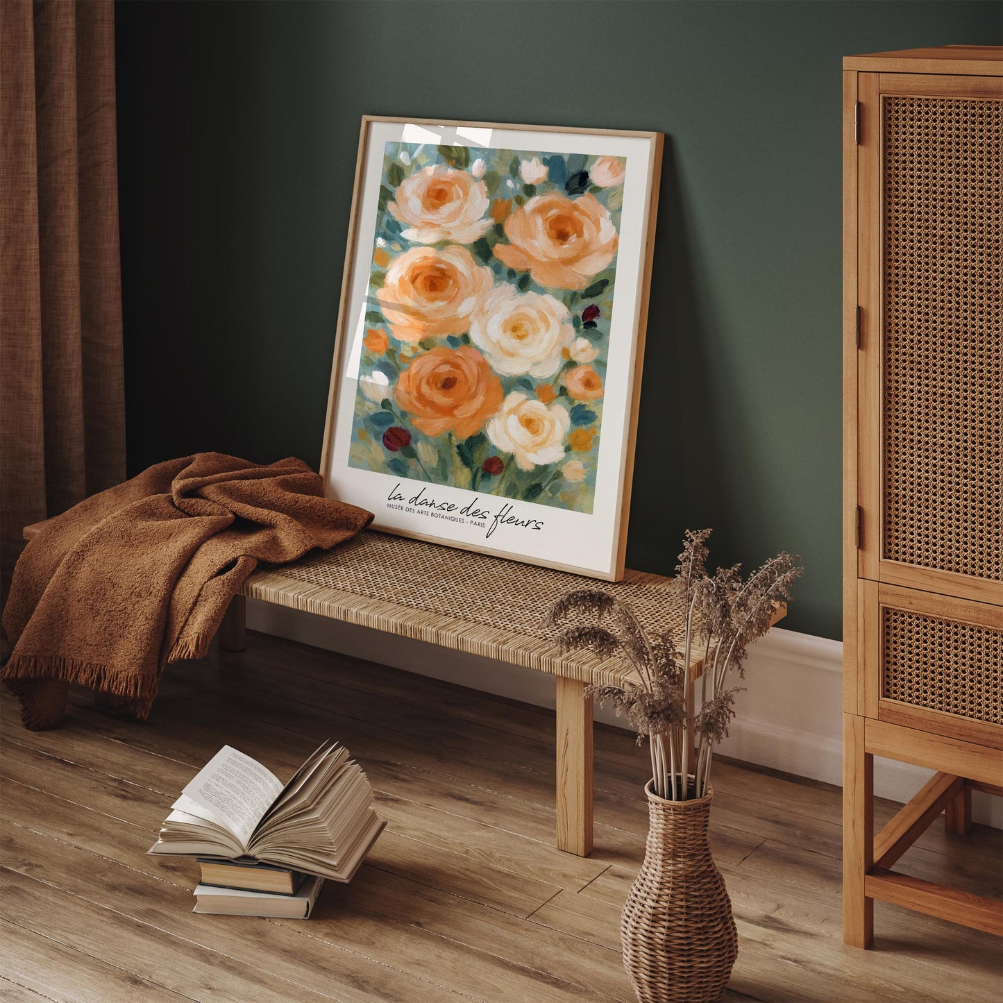 La Danse Des Fleurs Poster - French Botanical Wall Art