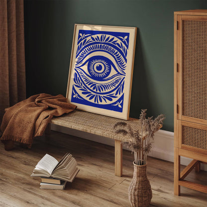 Mystical Blue Eye Poster
