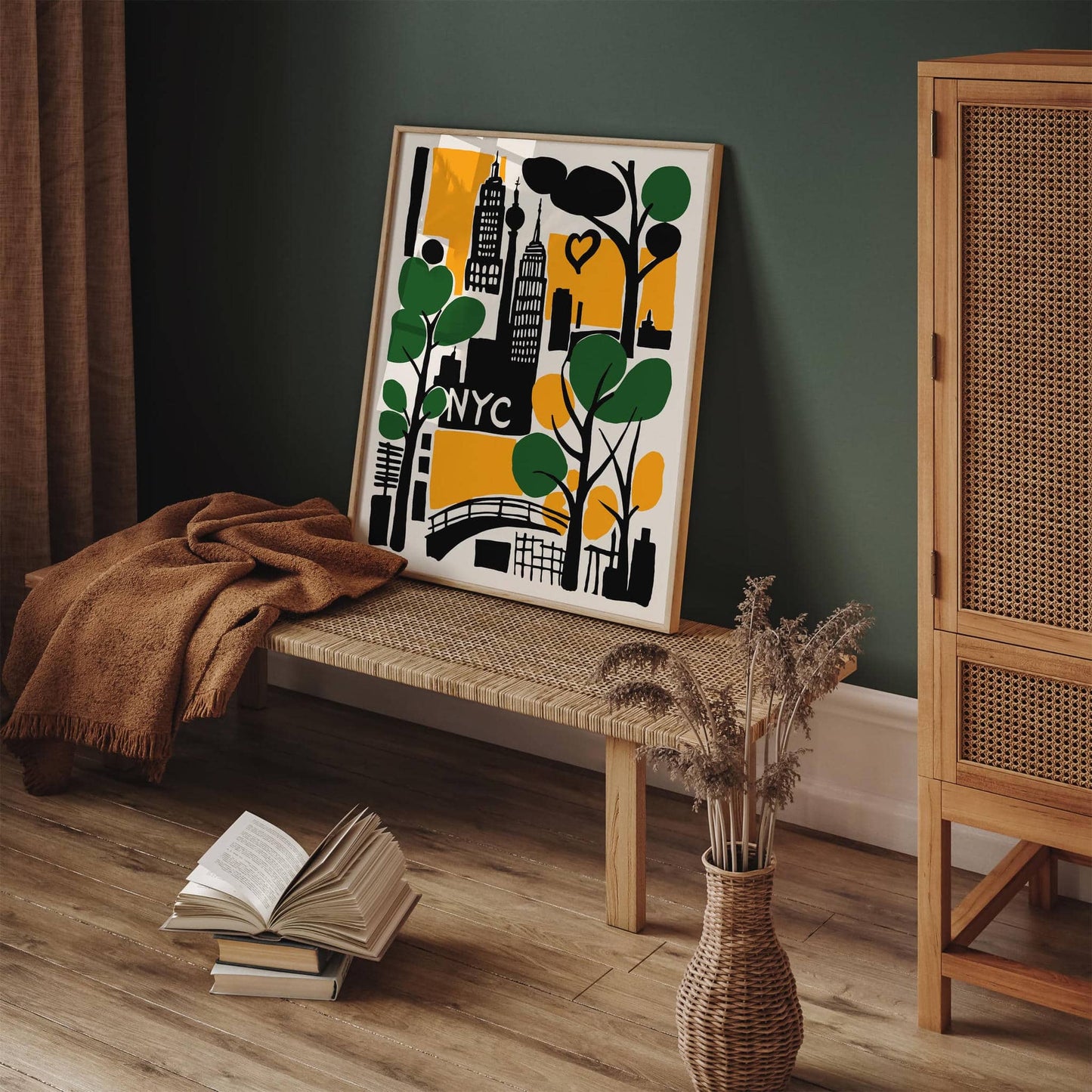 Retro New York City Travel Poster