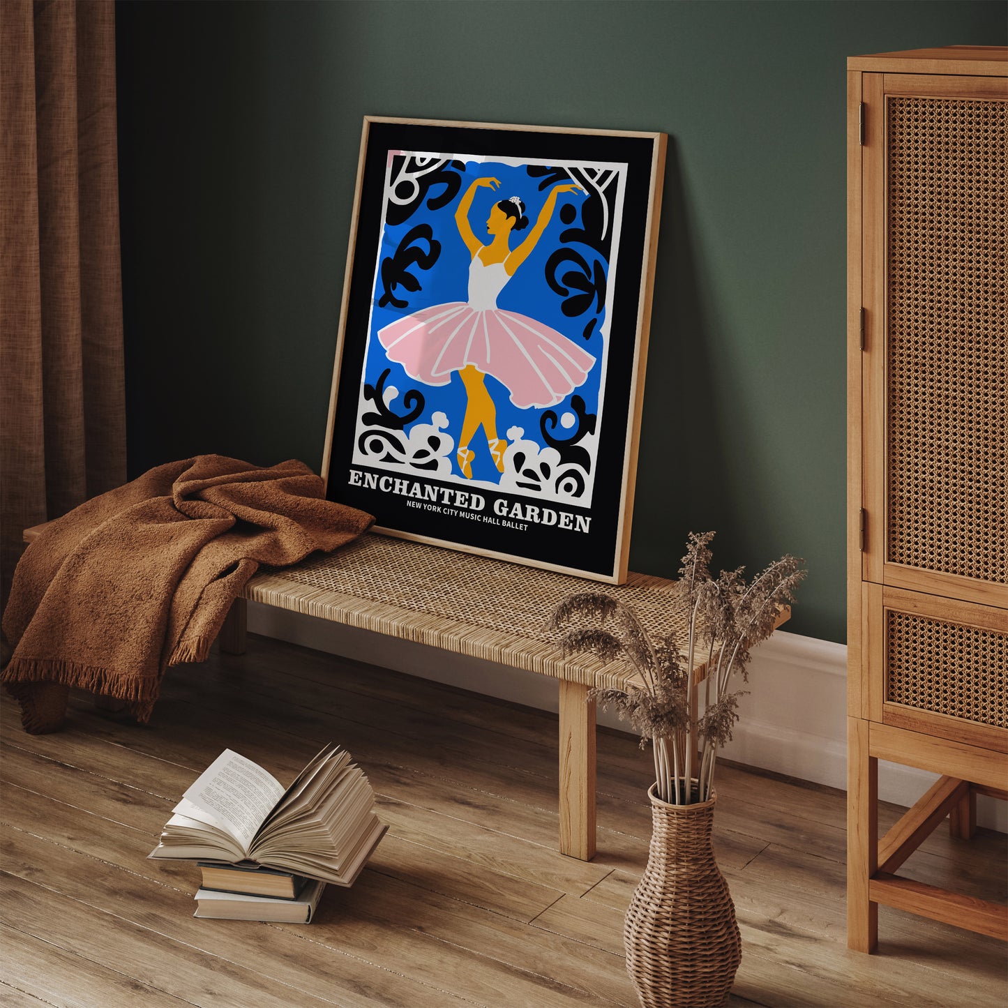 Enchanted Garden NYC Ballerina Poster