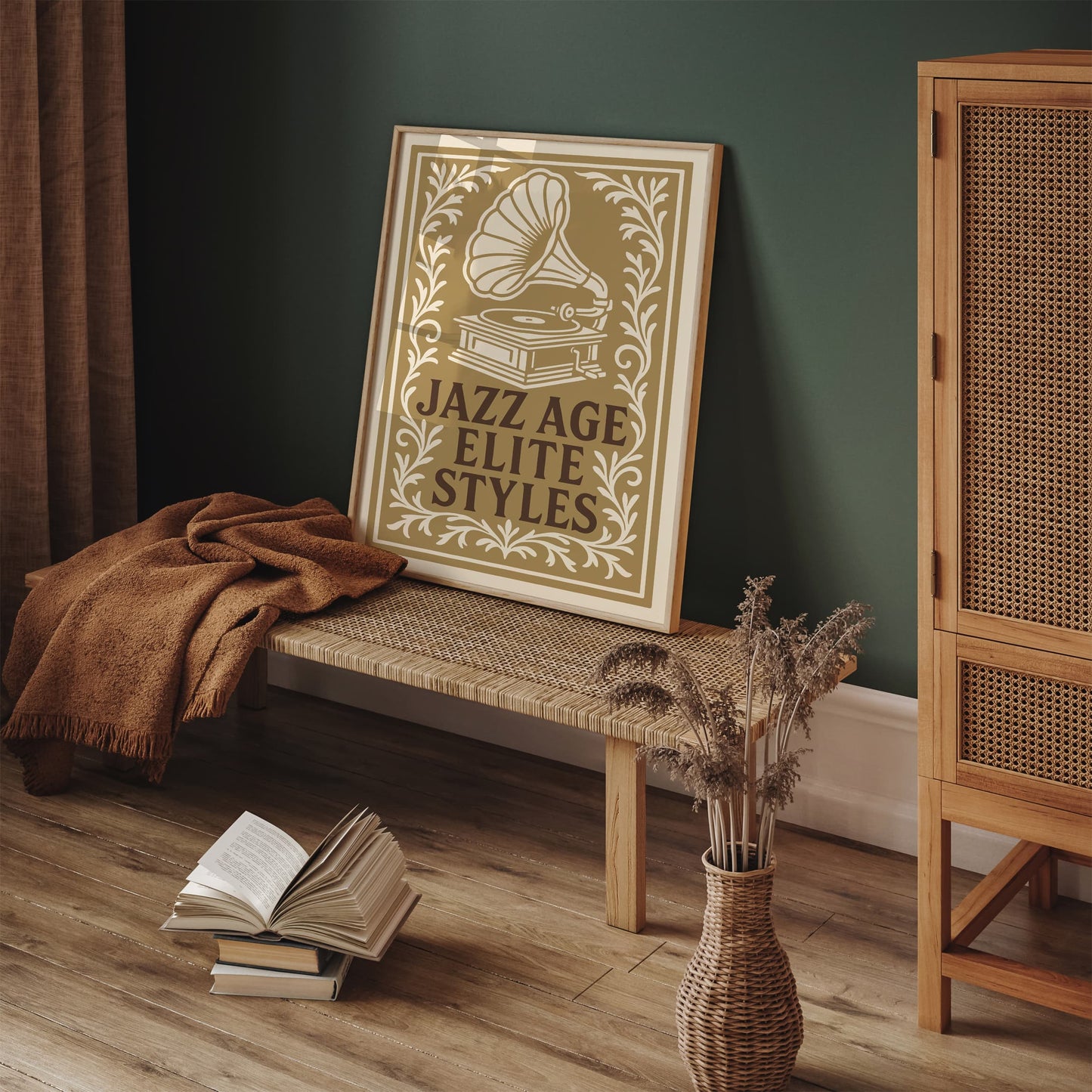Jazz Age Elite Styles Music Poster