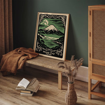 Mount Fuji Japan Landscape Poster