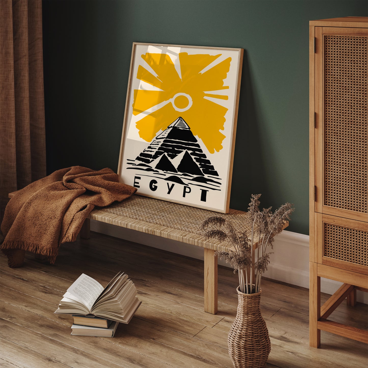 Egypt Travel Poster - Vintage Wall Art Print