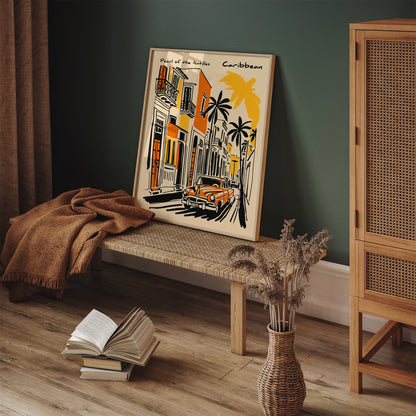 Havana Cuba Poster - Vintage Travel Wall Art