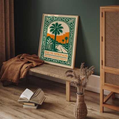 Palm Springs Palm Canyon Drive Poster