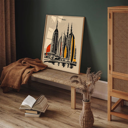 Dubai Architecture Art Print