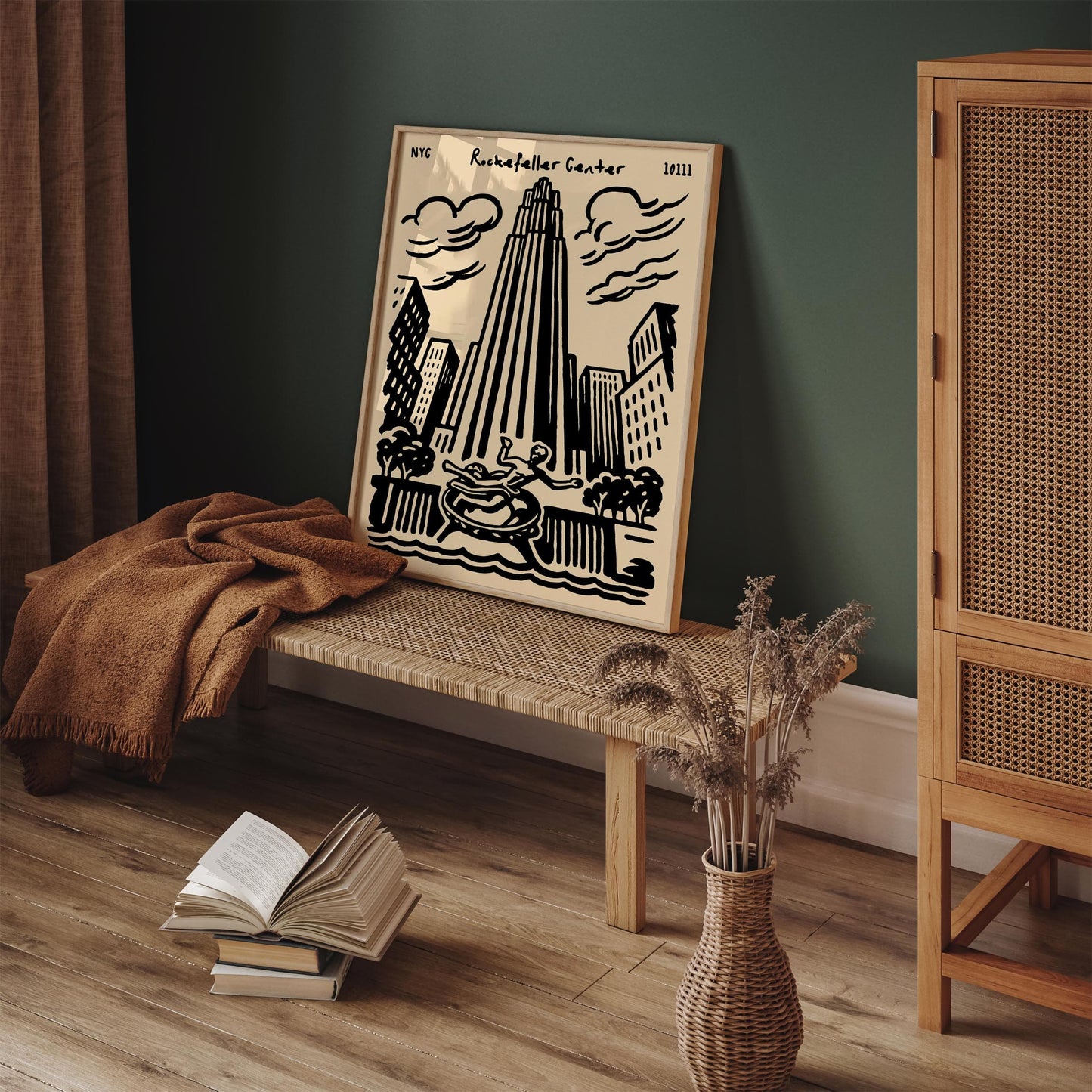Rockefeller Center Poster - New York City Wall Art
