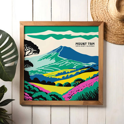 Mount Tamalpais, Marin County, CA – Square Print