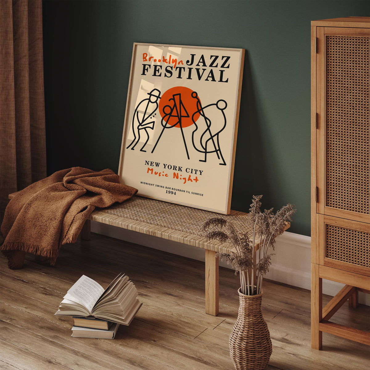 Brooklyn Jazz Festival NYC Art Poster