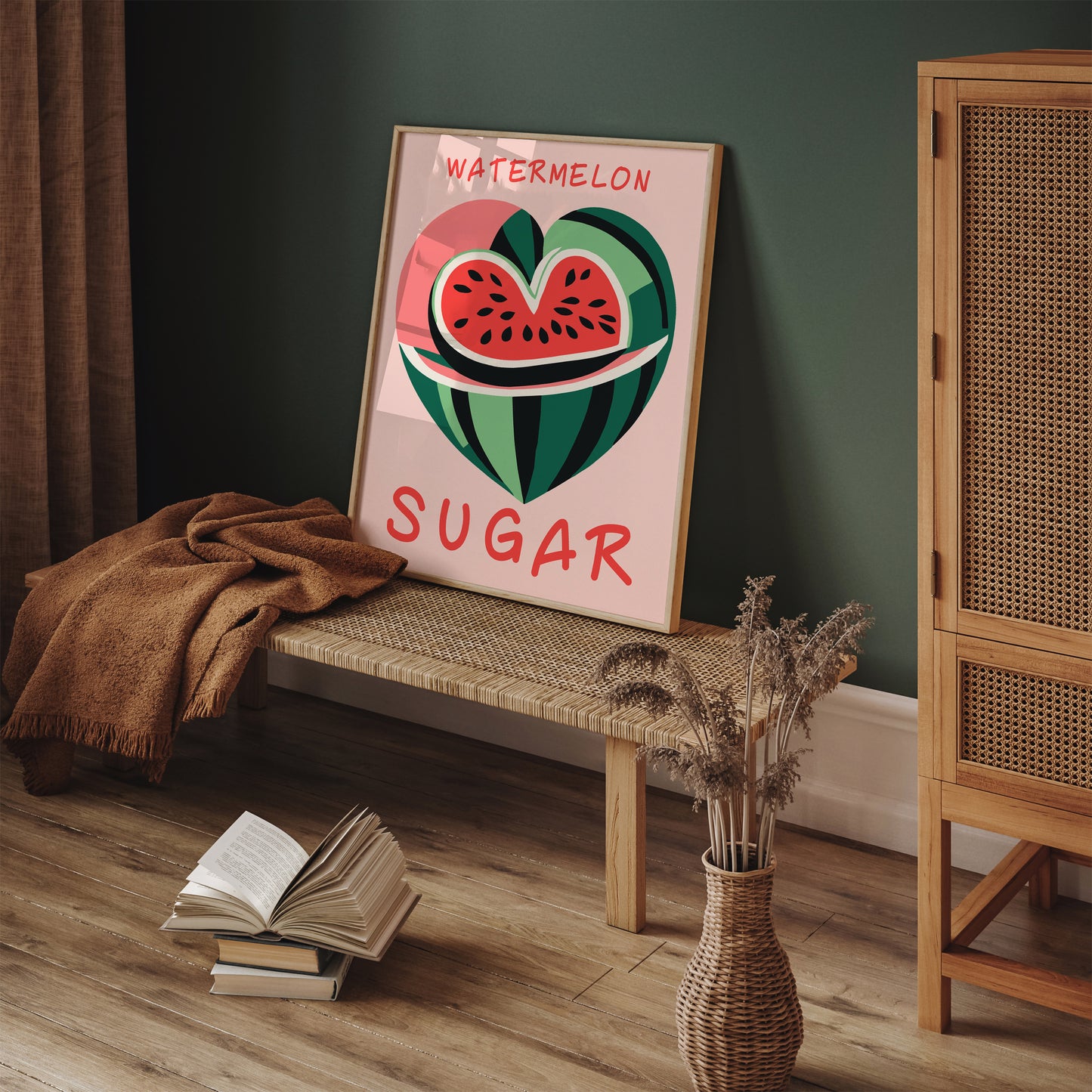 Watermelon Sugar Pink Art Print