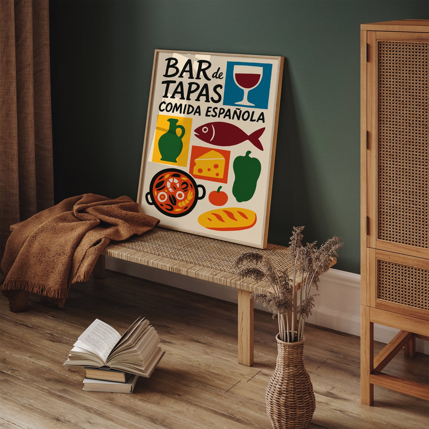 Spanish Tapas Poster – Bar & Kitchen Wall Art