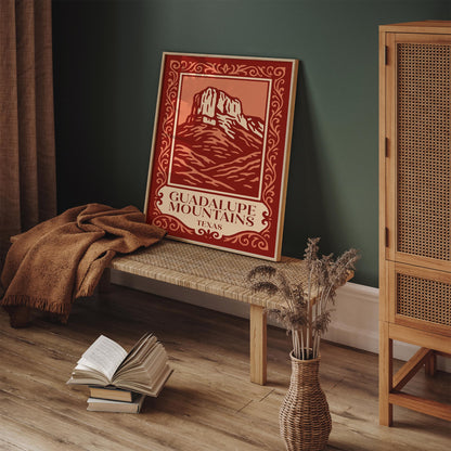 Guadalupe Mountains Texas National Park Poster