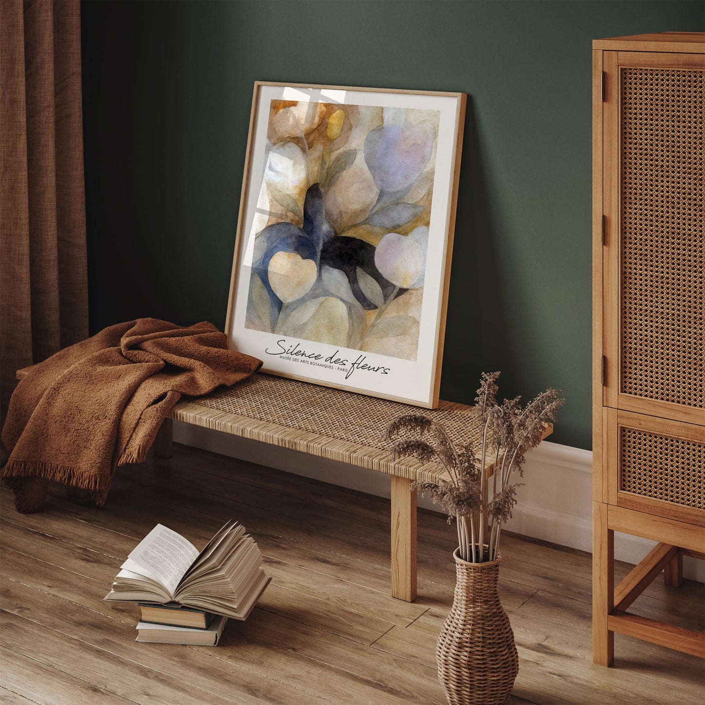 Artistic Botanical Painting Style Print 2026