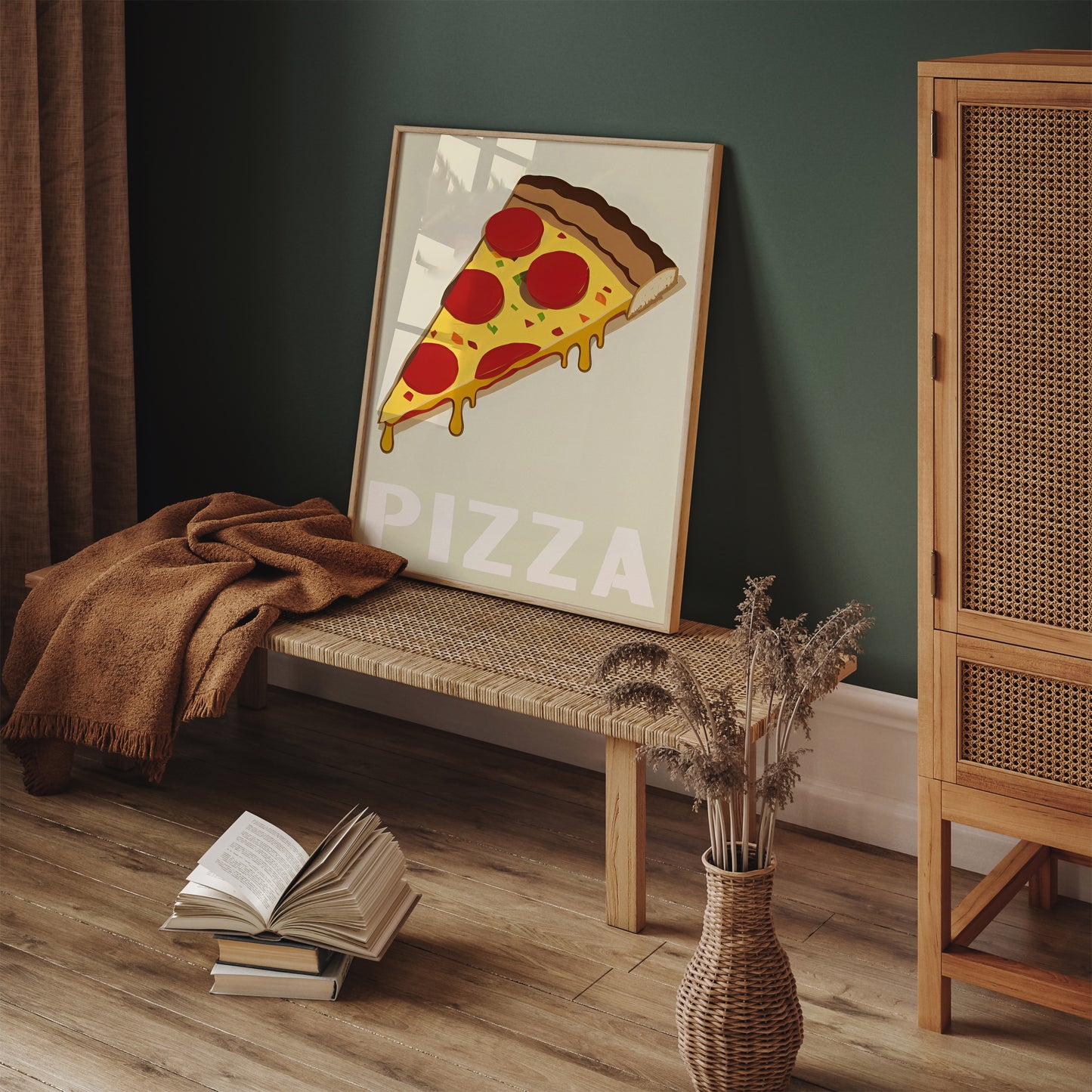 Retro Pizza Poster