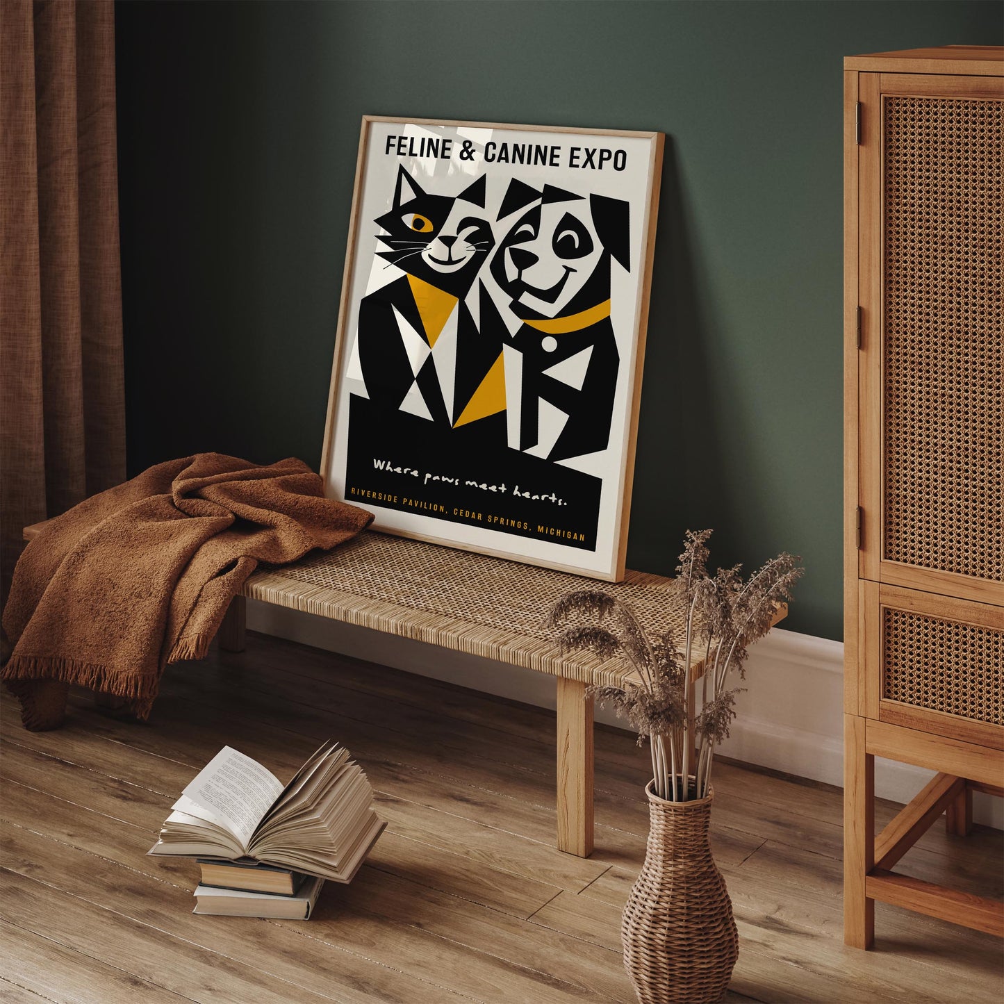 Michigan Cat and Dogs Expo Poster