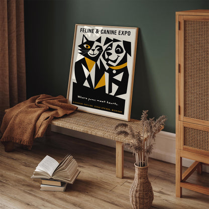 Michigan Cat and Dogs Expo Poster