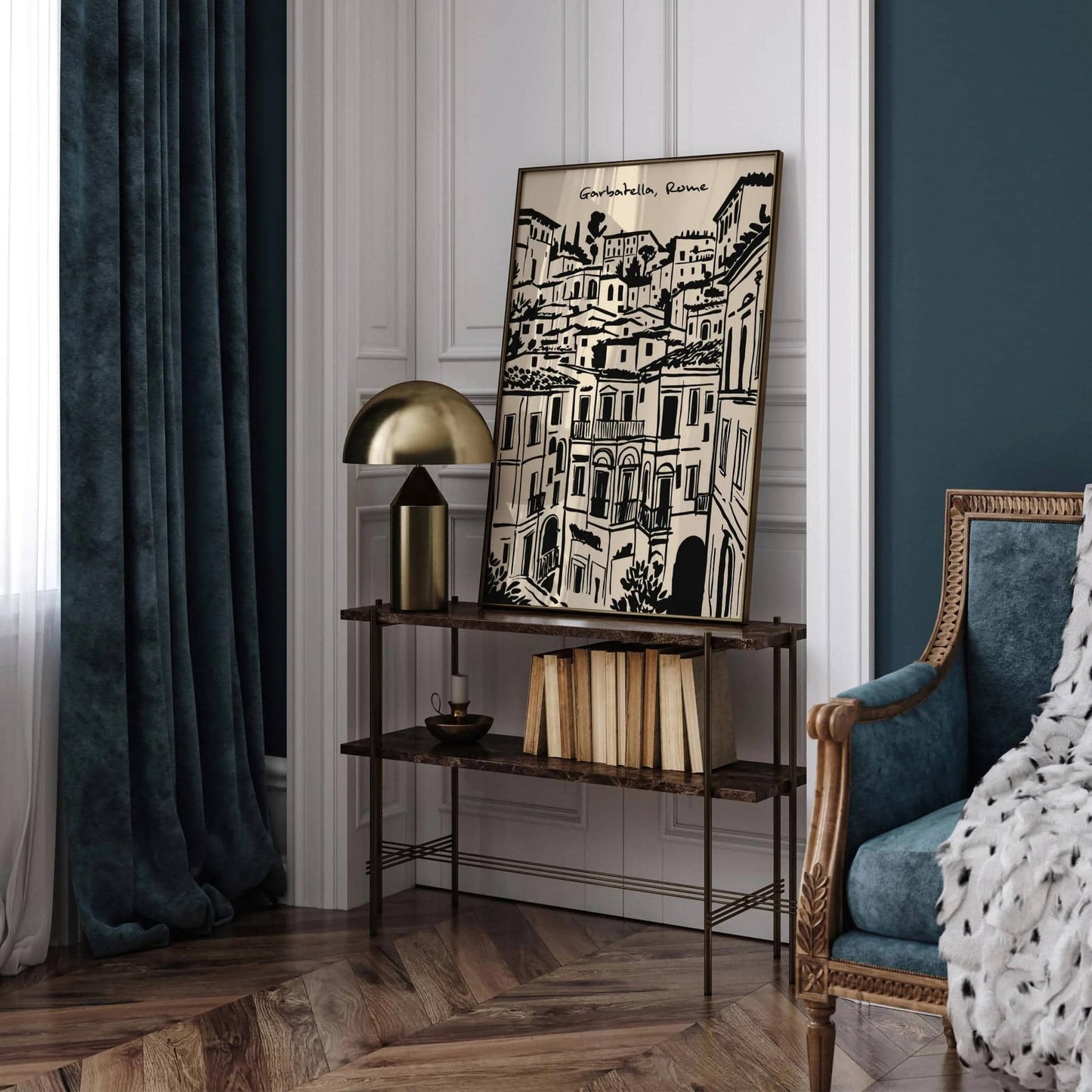 Garbatella Rome Poster 2025