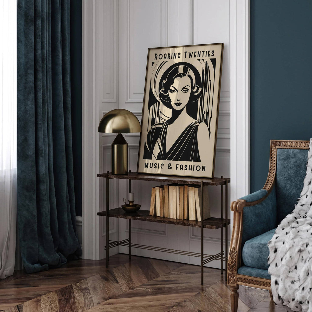 Roaring Twenties Poster – 1920s Music & Fashion Wall Art – HypeSheriff
