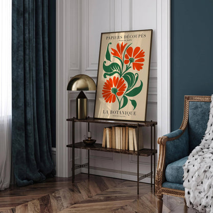 Papiers Decoupes Fleurs du Jardin Botanical Poster