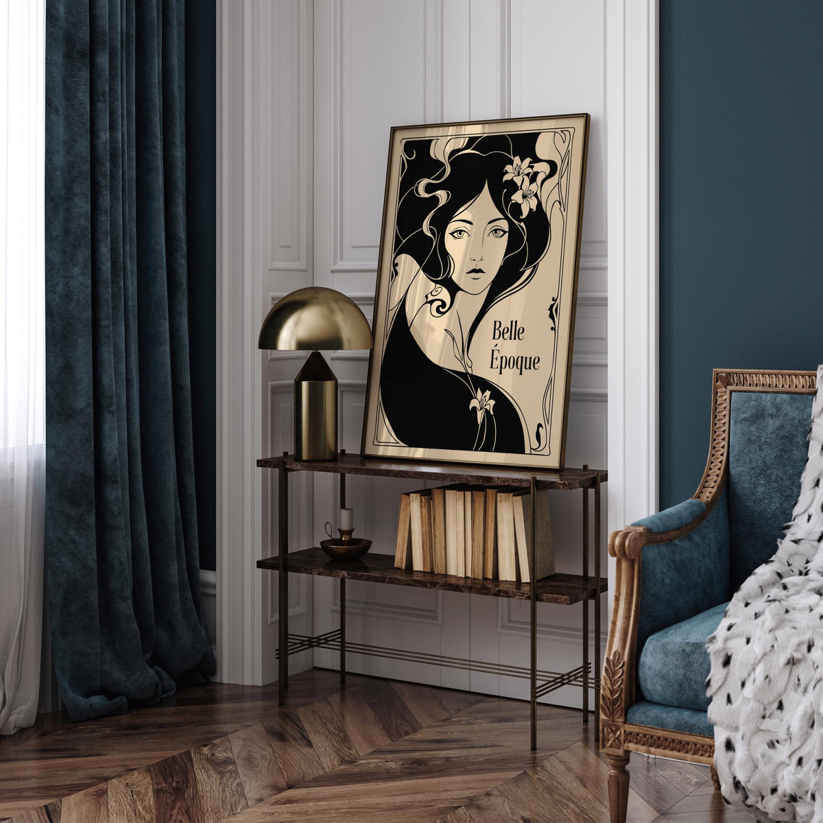 Art Nouveau Woman Poster