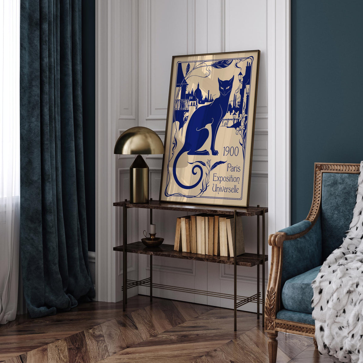 Vintage Paris Poster – French Exhibition Wall Art