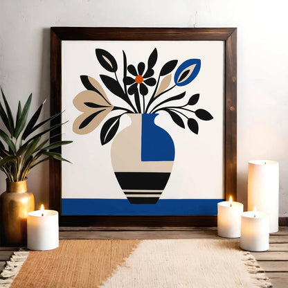 Modern Minimalist Floral Print