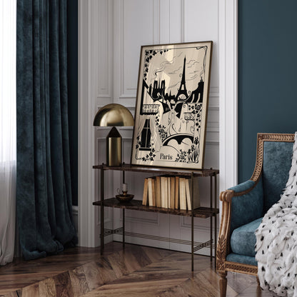 Vintage Paris Sketch Poster