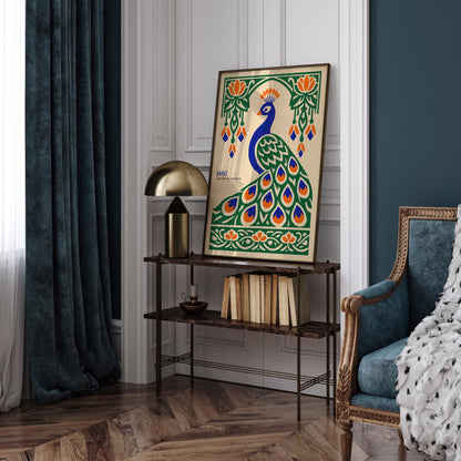 Art Belle Epoque Peacock Wall Art Print