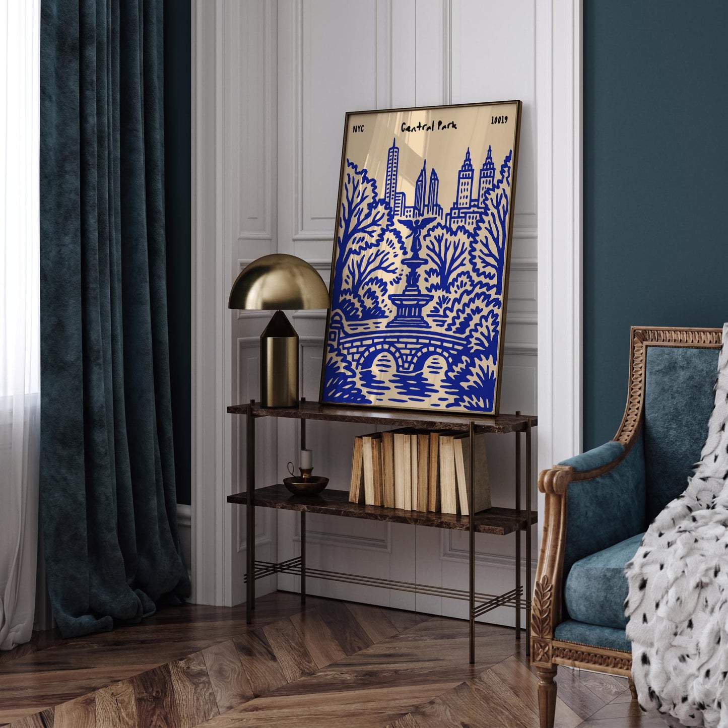 Central Park NYC Poster - New York City Wall Art Print