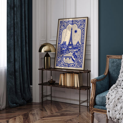 Paris Cityscape Wall Art Print 2026