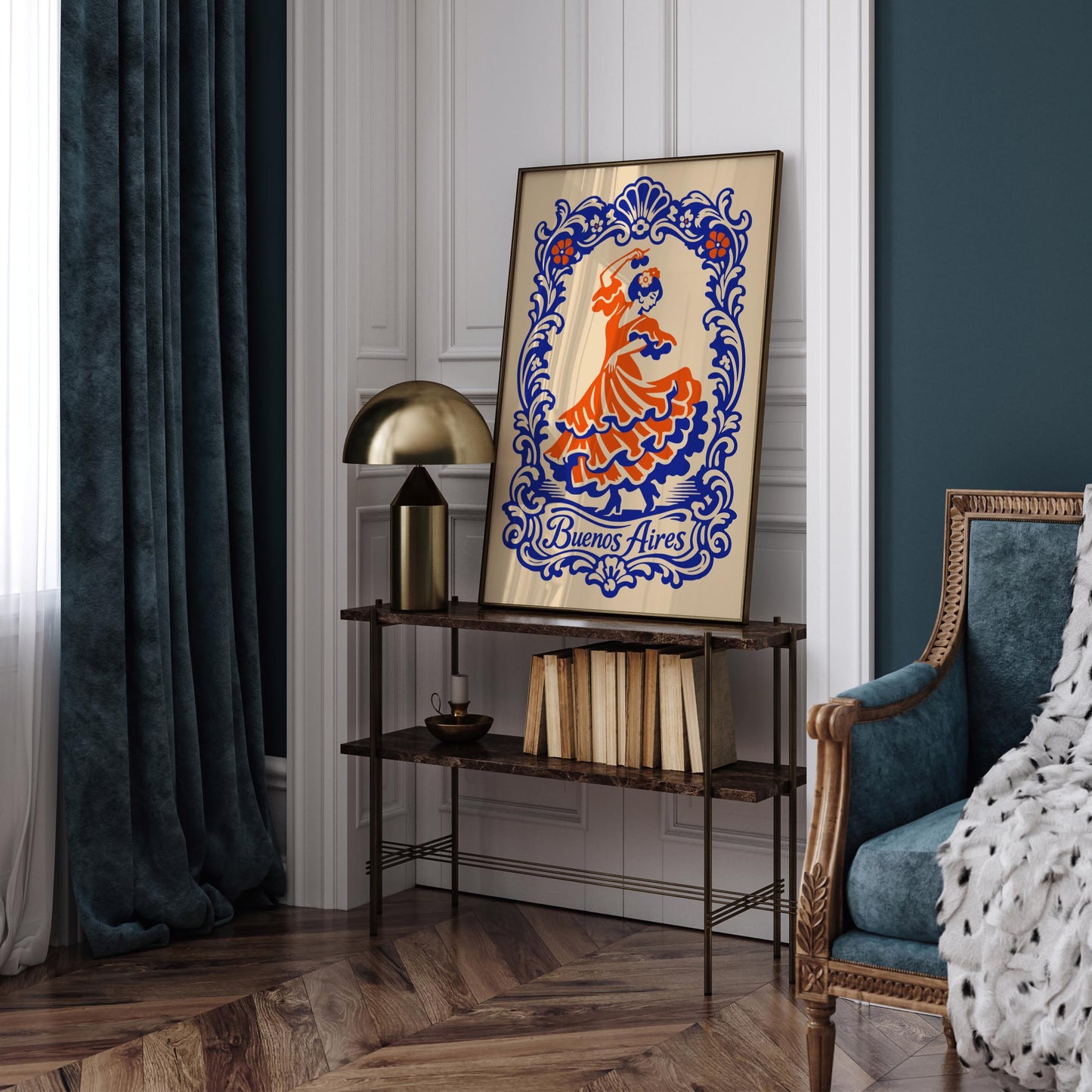 Buenos Aires Flamenco Dance Print - Argentina Wall Art
