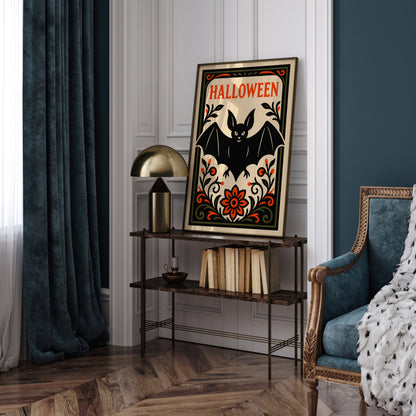 Halloween Bat Poster