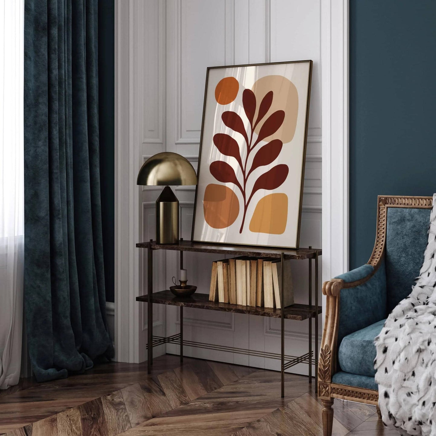 Modern Aesthetic Leaf Poster 2025