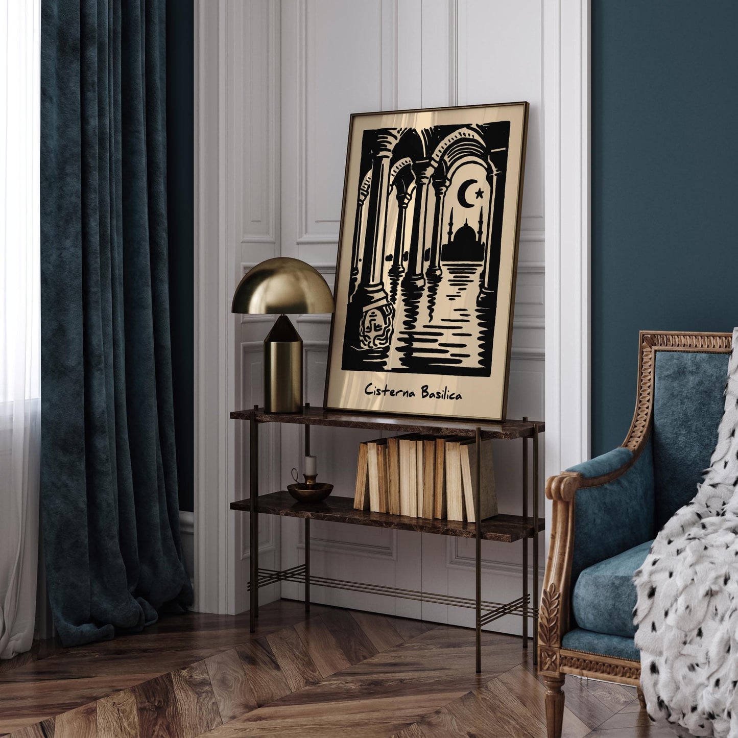 Istanbul Cistern Print - Turkey Travel Poster