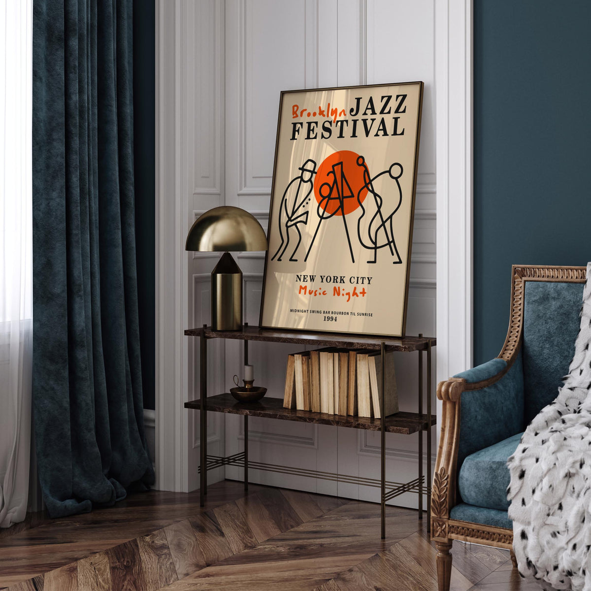 Brooklyn Jazz Festival NYC Art Poster