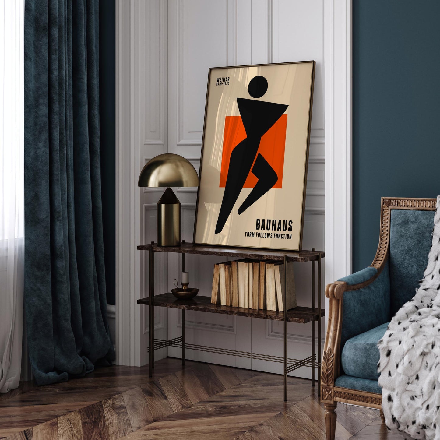 Bauhaus Form Follows Function Poster Print - Vintage Exhibition Poster