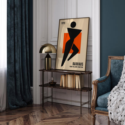 Bauhaus Form Follows Function Poster Print - Vintage Exhibition Poster