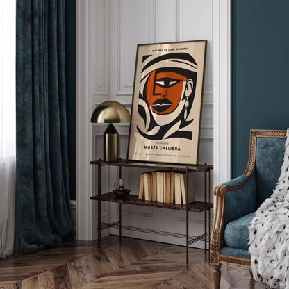 Modern Art Exhibition Vintage Poster