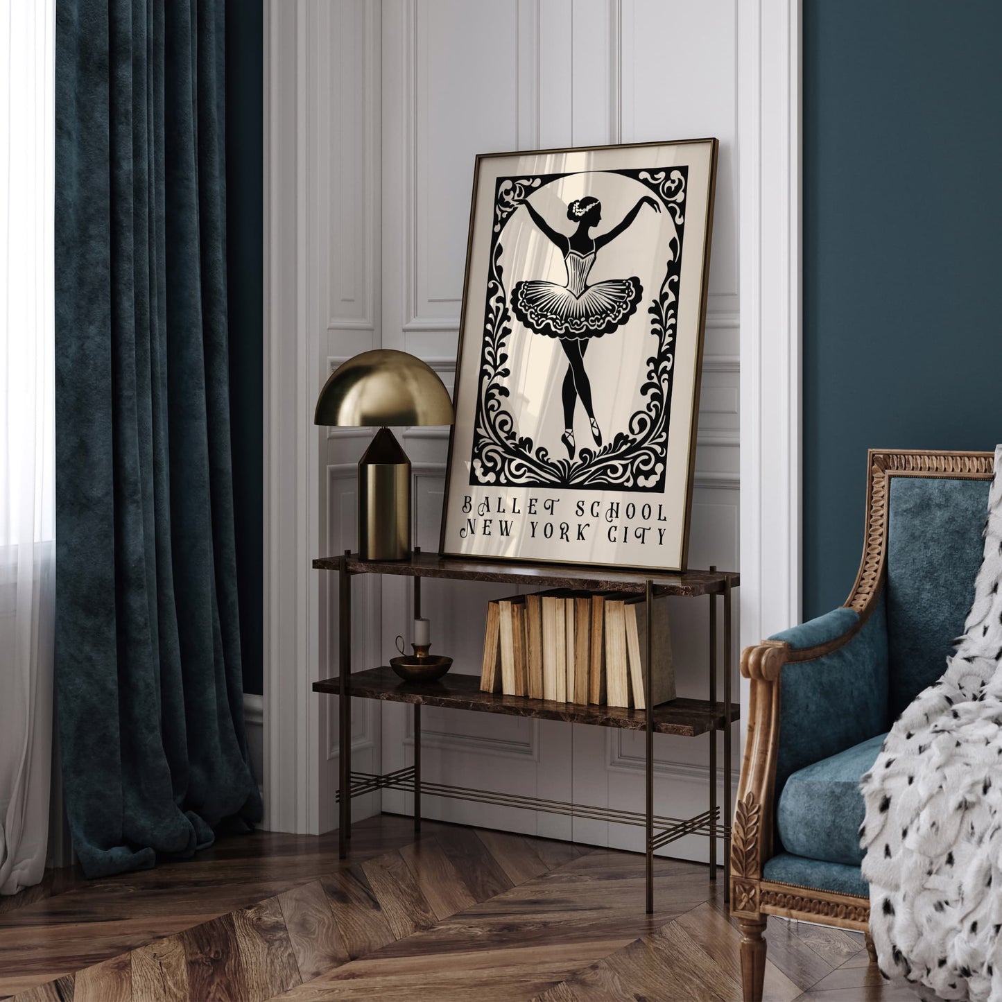 New York City Ballet School Poster