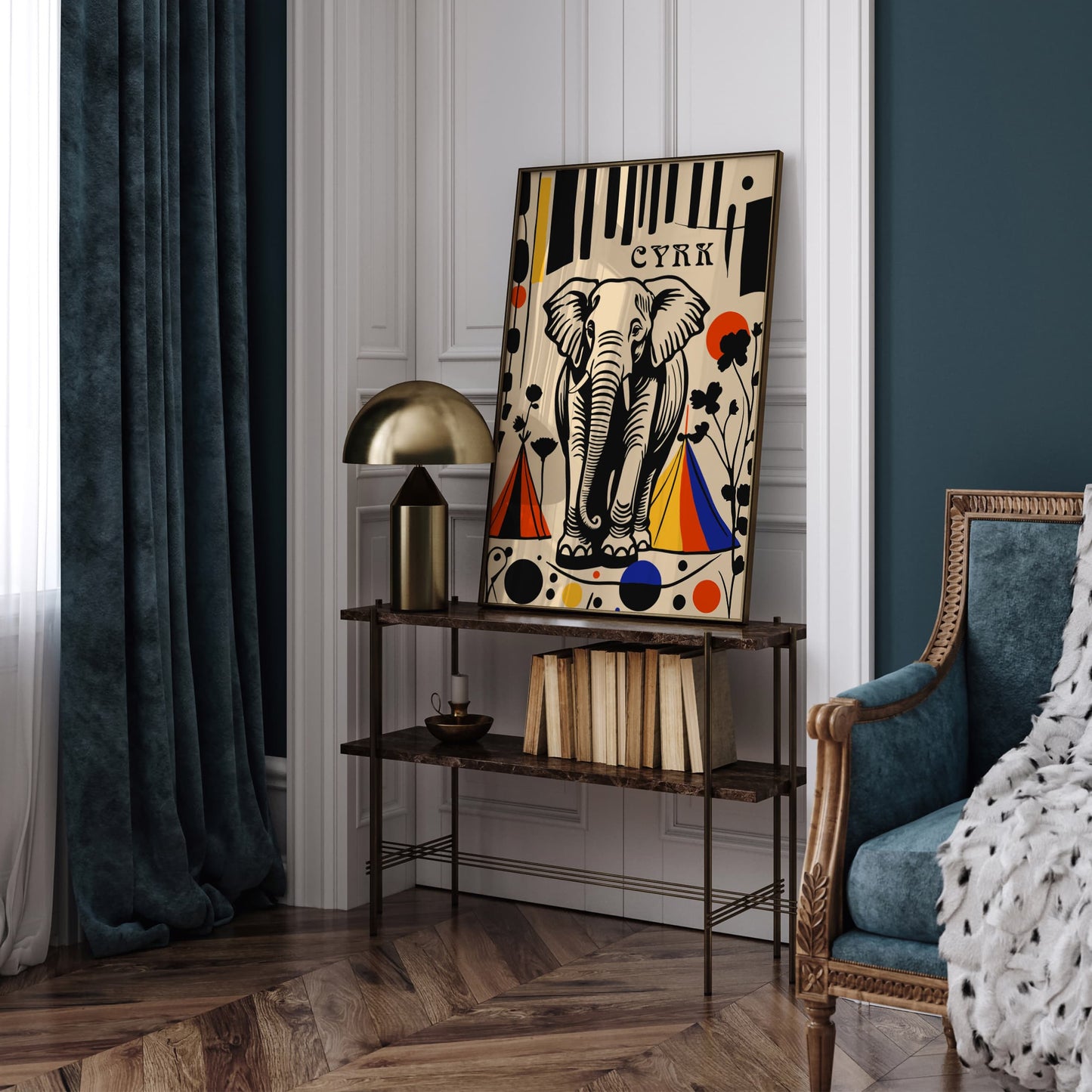 Polish Cyrk Festival Poster - Vintage Circus Wall Art