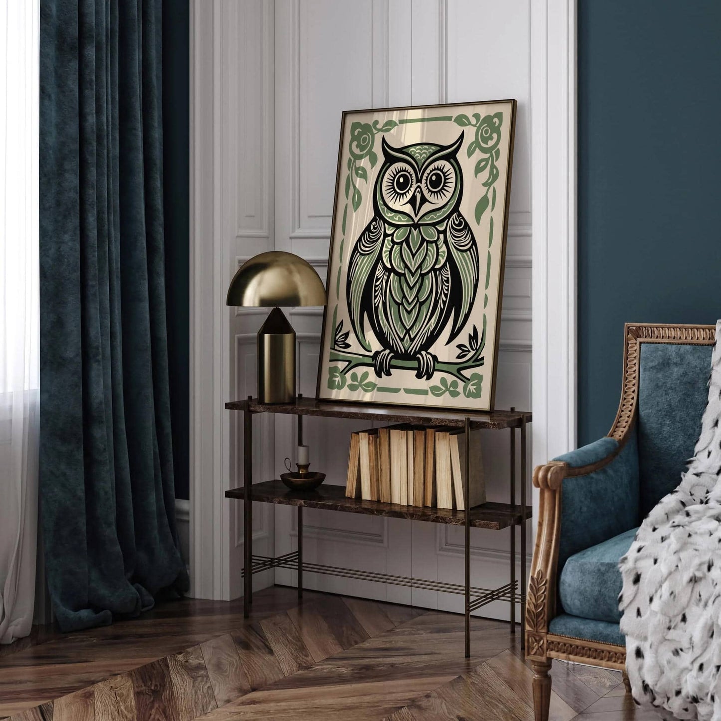 Cute Owl Farmhouse Wall Art Decor