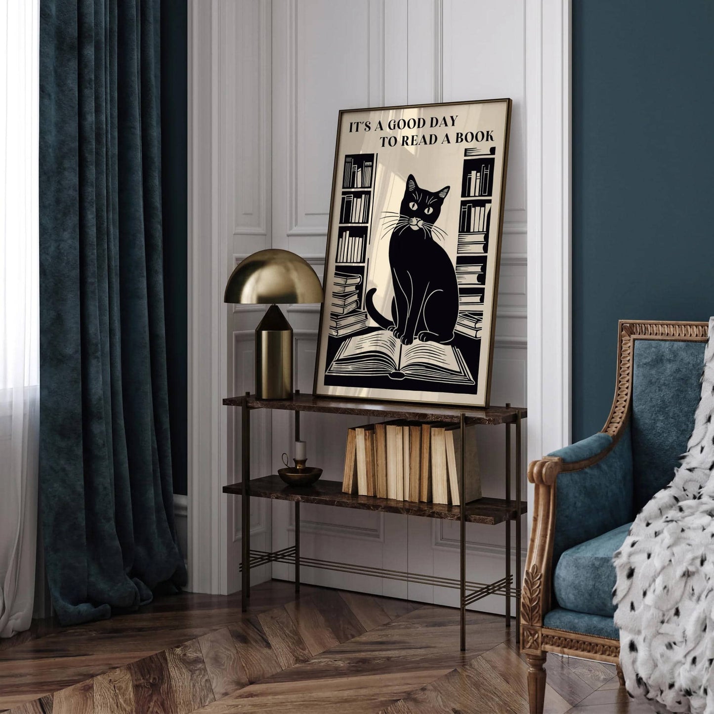 It's A Good Day To Read A Book Wall Art Print