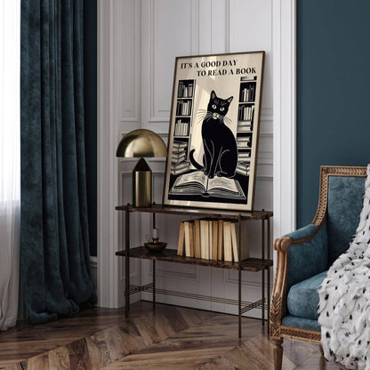It's A Good Day To Read A Book Wall Art Print
