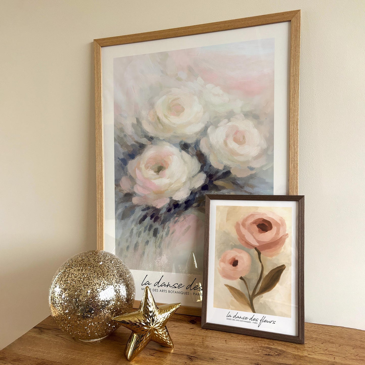 La Danse Des Fleurs Poster - Romantic Floral Home Decor